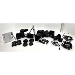 Sony Alpha A77 SLT-A77 24.3MP Digital SLT Camera Lot Photography Batteries